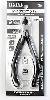 Amazon | ENGINEER エンジニア マイクロニッパー 128㎜ NS-03 | 小型ニッパ